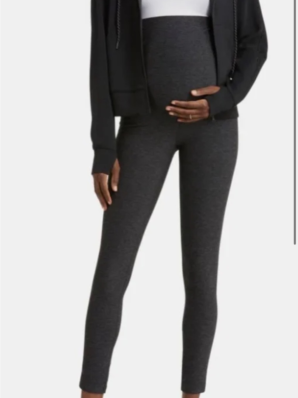 Maternity | Zella wellness | High-Waist Charcoal Leggings Small
